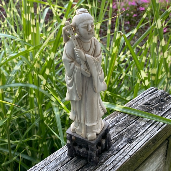 Vintage Soapstone Carving of Han Xiangzi - Picture 6 of 10